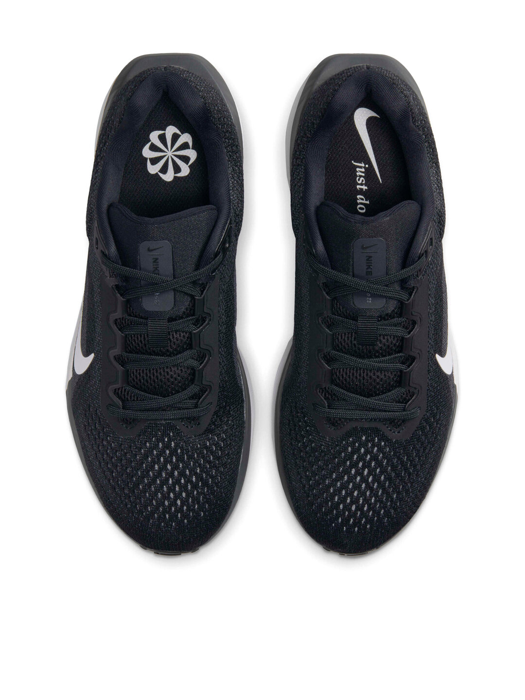 Кроссовки NIKE Winflo, размер 8 US, черный/белый — фото 1