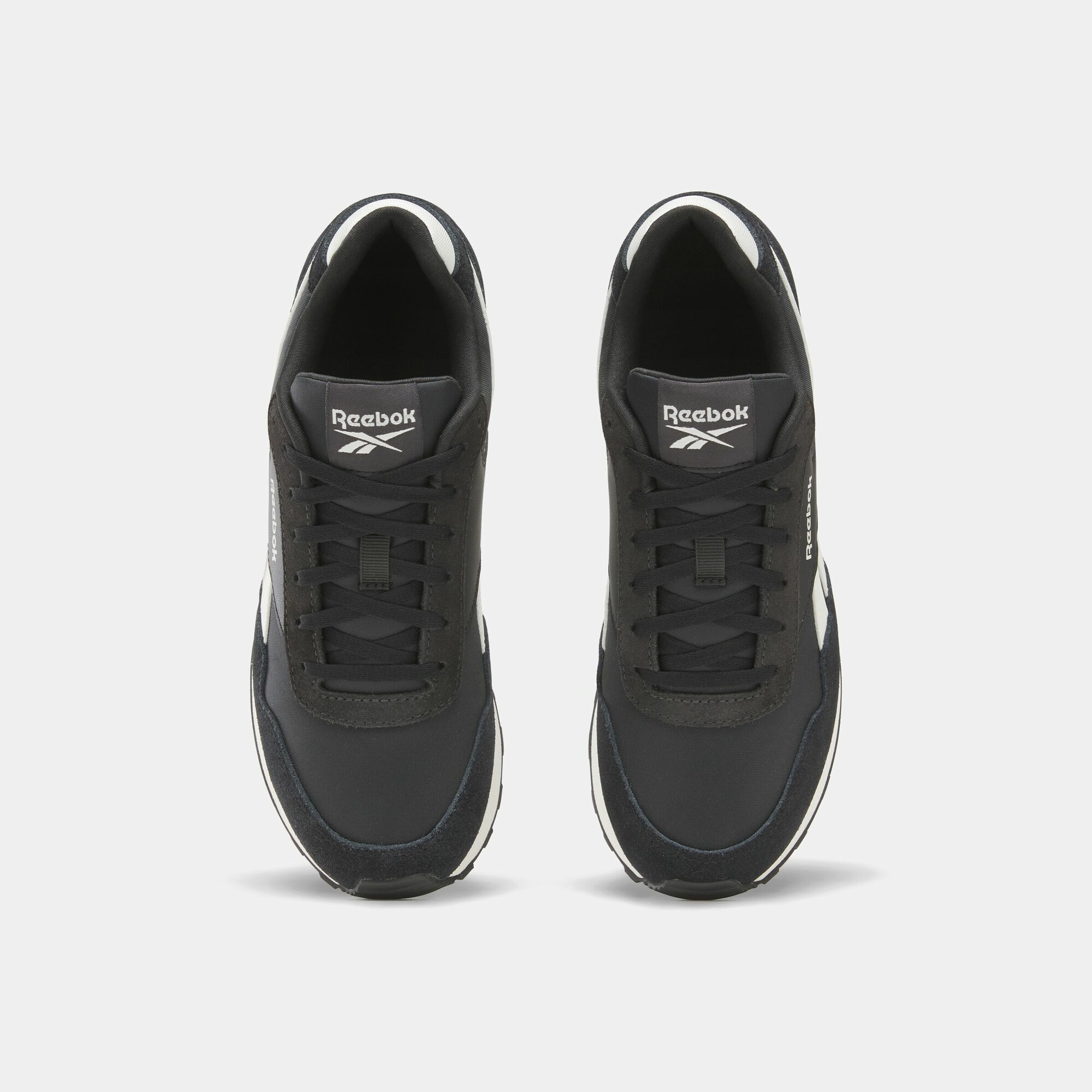 Кроссовки Reebok Glide Low, размер 9,5 US, черный/бежевый — фото 1