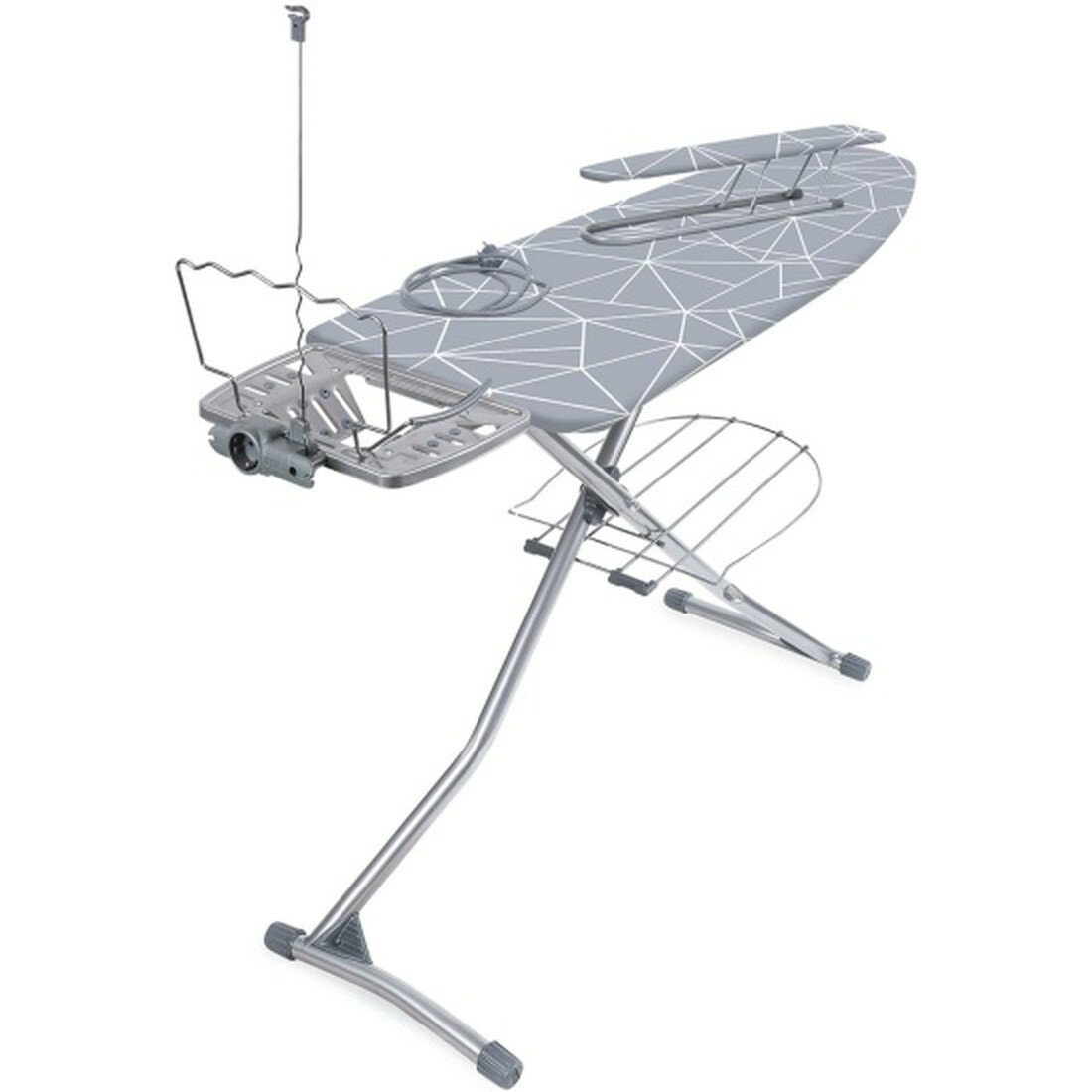 Гладильная доска Nika -grant тефлон НГТ/4 с линиями на сером