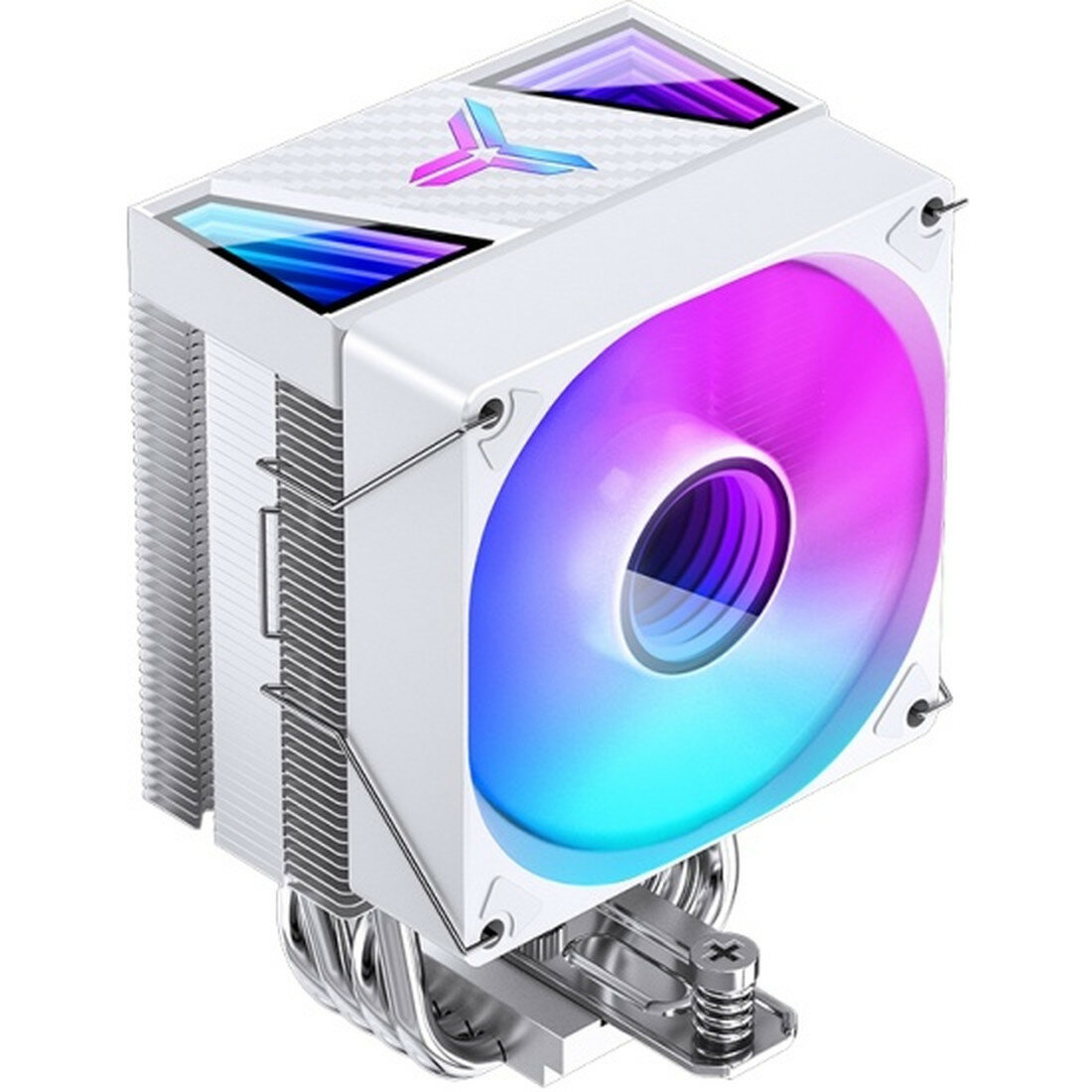 Кулер Jonsbo CR-1400 V2, для процессора, гидродинамический подшипник, серебристый/белый