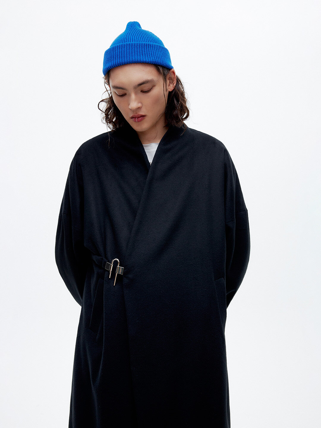 Шапка-бини HUMANIST для мужчин и женщин, размер OneSize, синий темный — фото 1