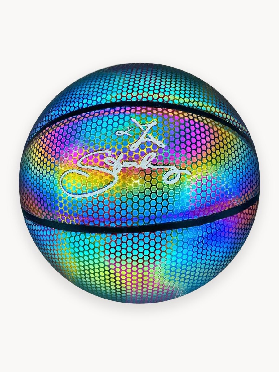 Мяч баскетбольный светоотражающий / рефлективный