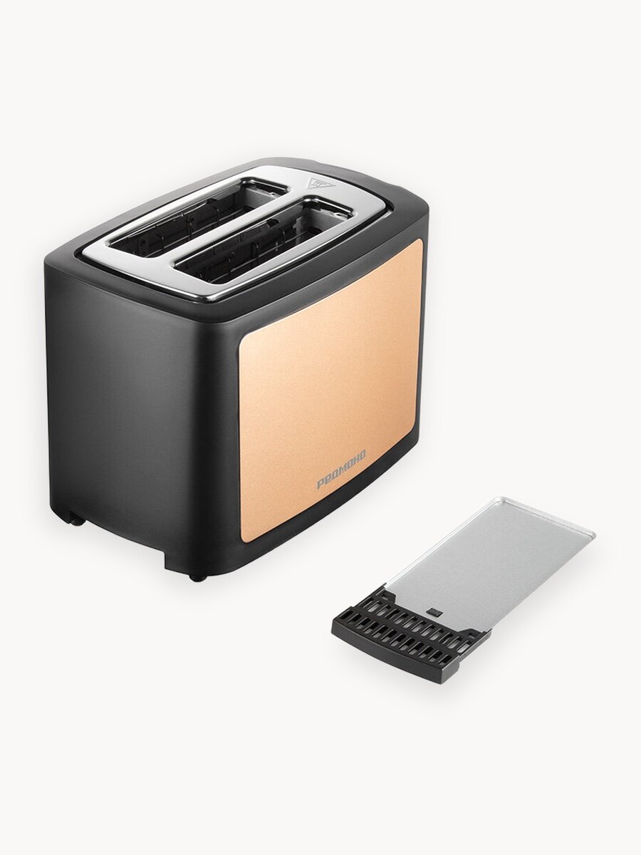 Тостер электрический редмонд T901, 9 степеней поджаривания, таймер, подогрев, разморозка, центрирование и выброс, 900 Вт