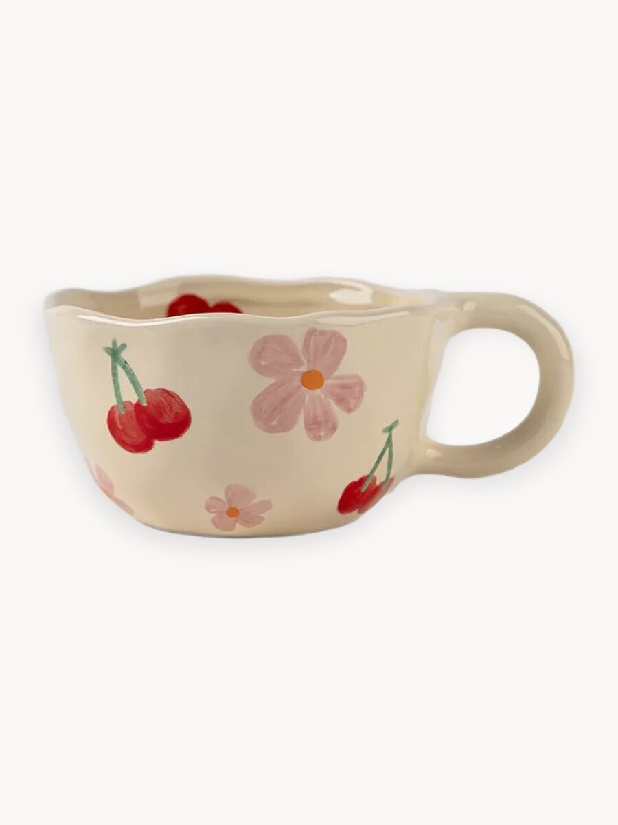 Кружка DB HOMME, керамическая, для чая и кофе, лаймового цвета, ручная работа