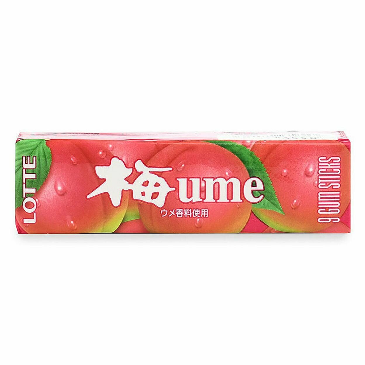 Жевательная резинка Lotte "УМЭ" со вкусом японская слива 20 г, Япония