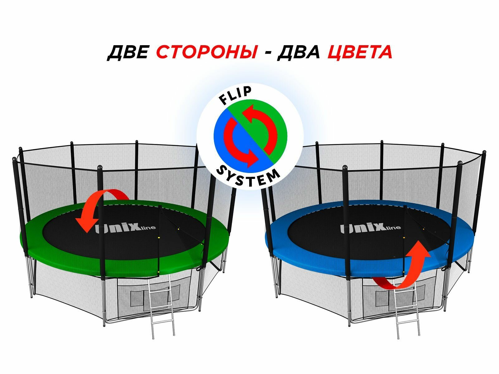 Батут UNIX Line Classic 12 ft (inside)