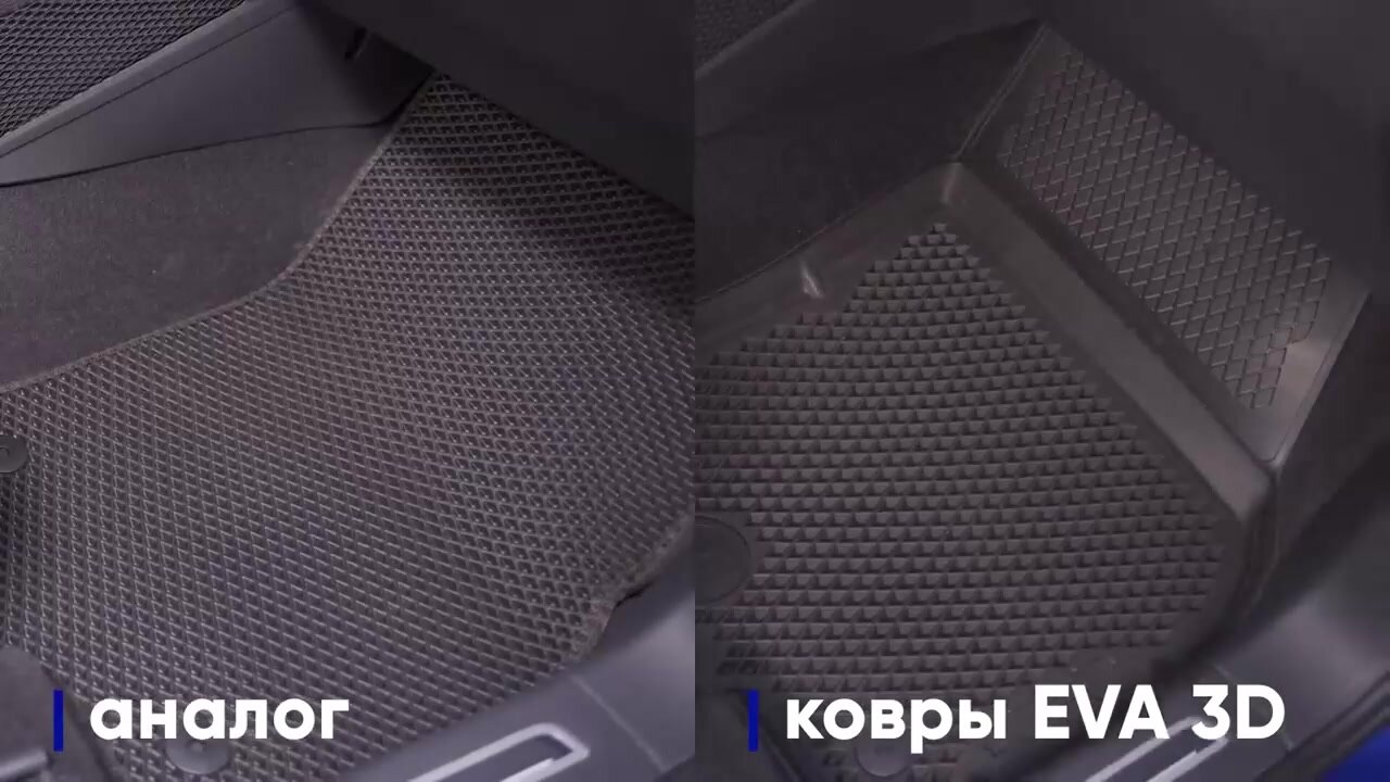Коврики Фольксваген Тигуан 1 / Volkswagen Tiguan I (2007-2016) Premium Delform/ авто / набор ковриков для ева, eva, эва — фото 1
