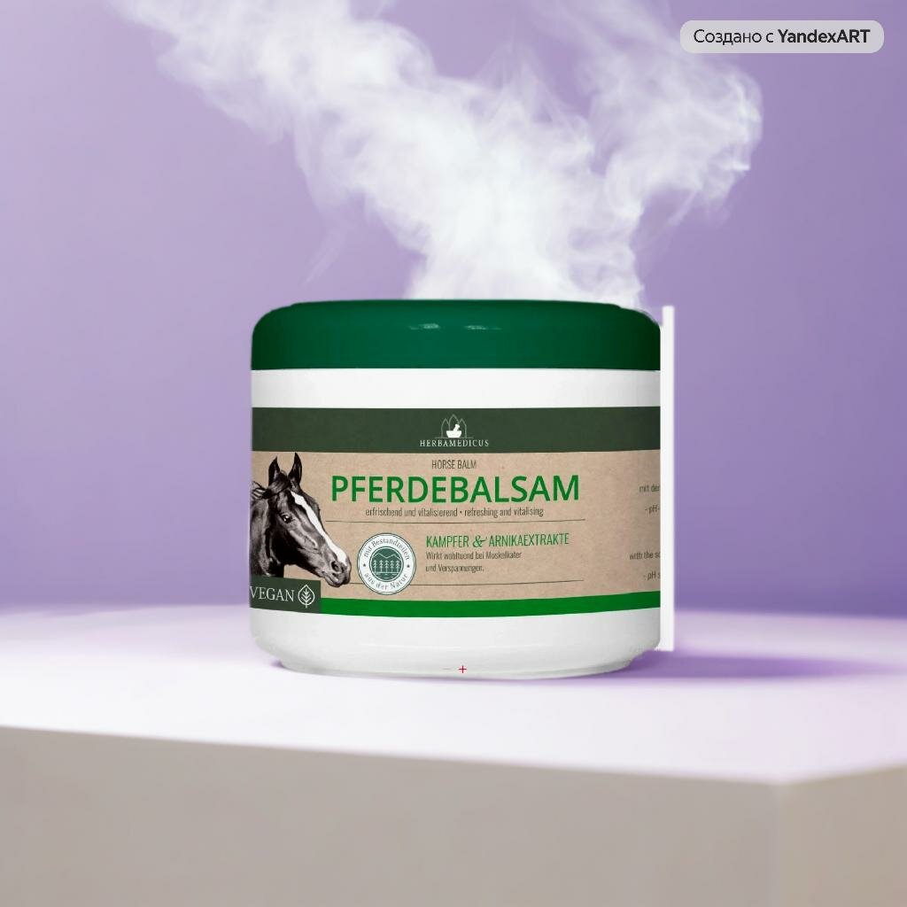 Herbamedicus Herbamedicus Pferdebalsam (охлаждающий) Конский гель 500 мл — фото 1