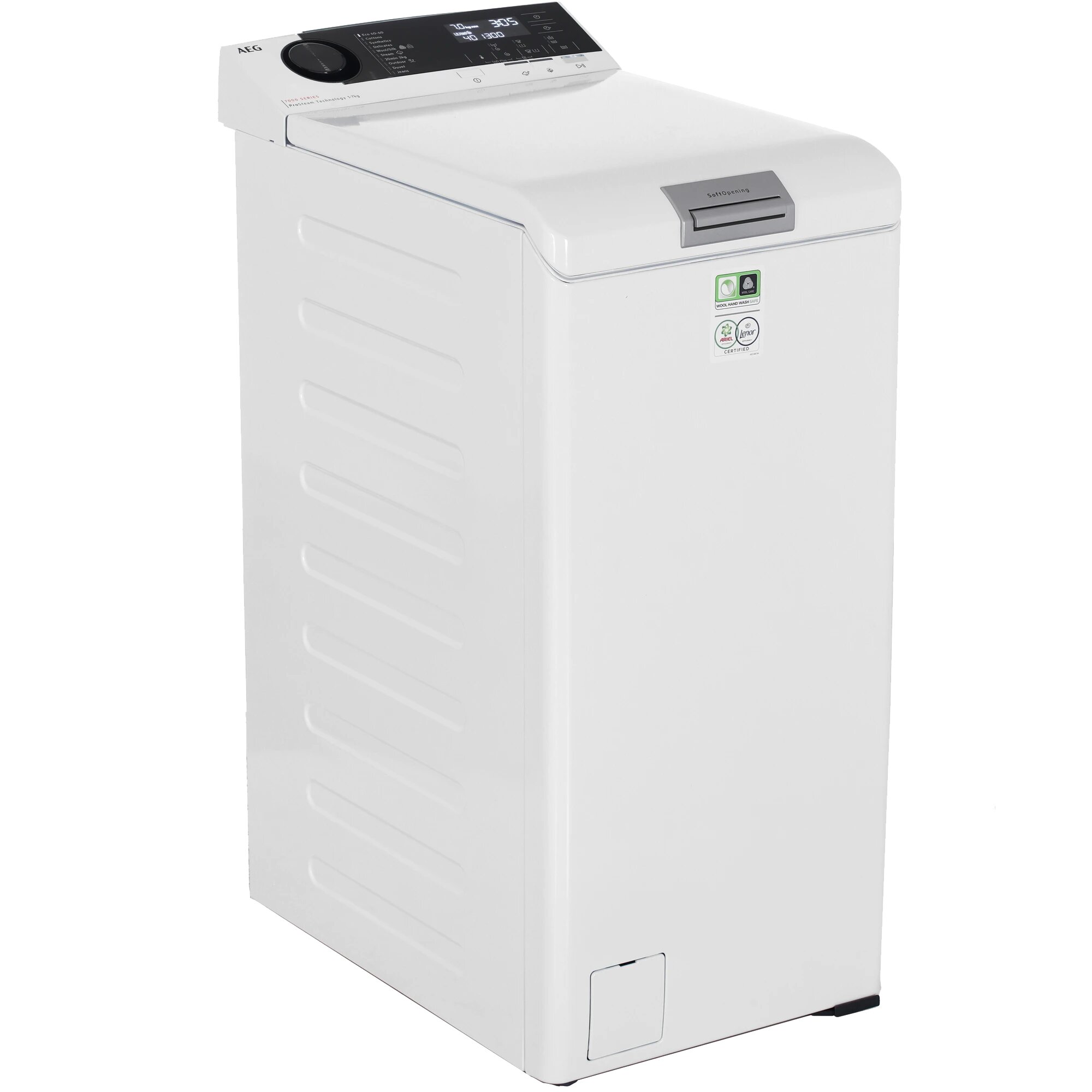 Стиральная машина AEG LTR7E373AE, вертикальная загрузка, 7 кг, белый