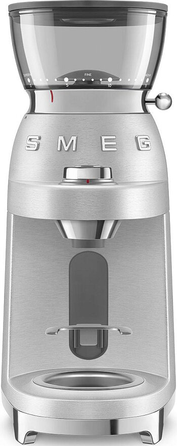 Кофемолка Smeg CGF02SSEU алюминий жернова