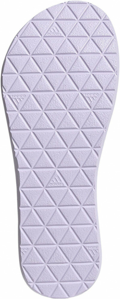 Сланцы adidas, размер 37 EUR /22.5 см, белый/сиреневый — фото 1