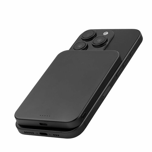 Внешний аккумулятор powerbank MagSafe uBear Slide 5000mAh PD20W Qi2 повербанк для айфона 883500₽