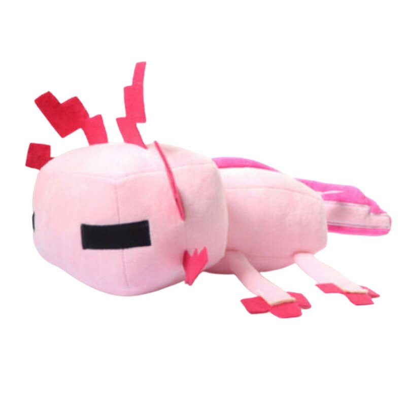 Мягкая игрушка Cartoon Axolotl высотой 30 см, розовая