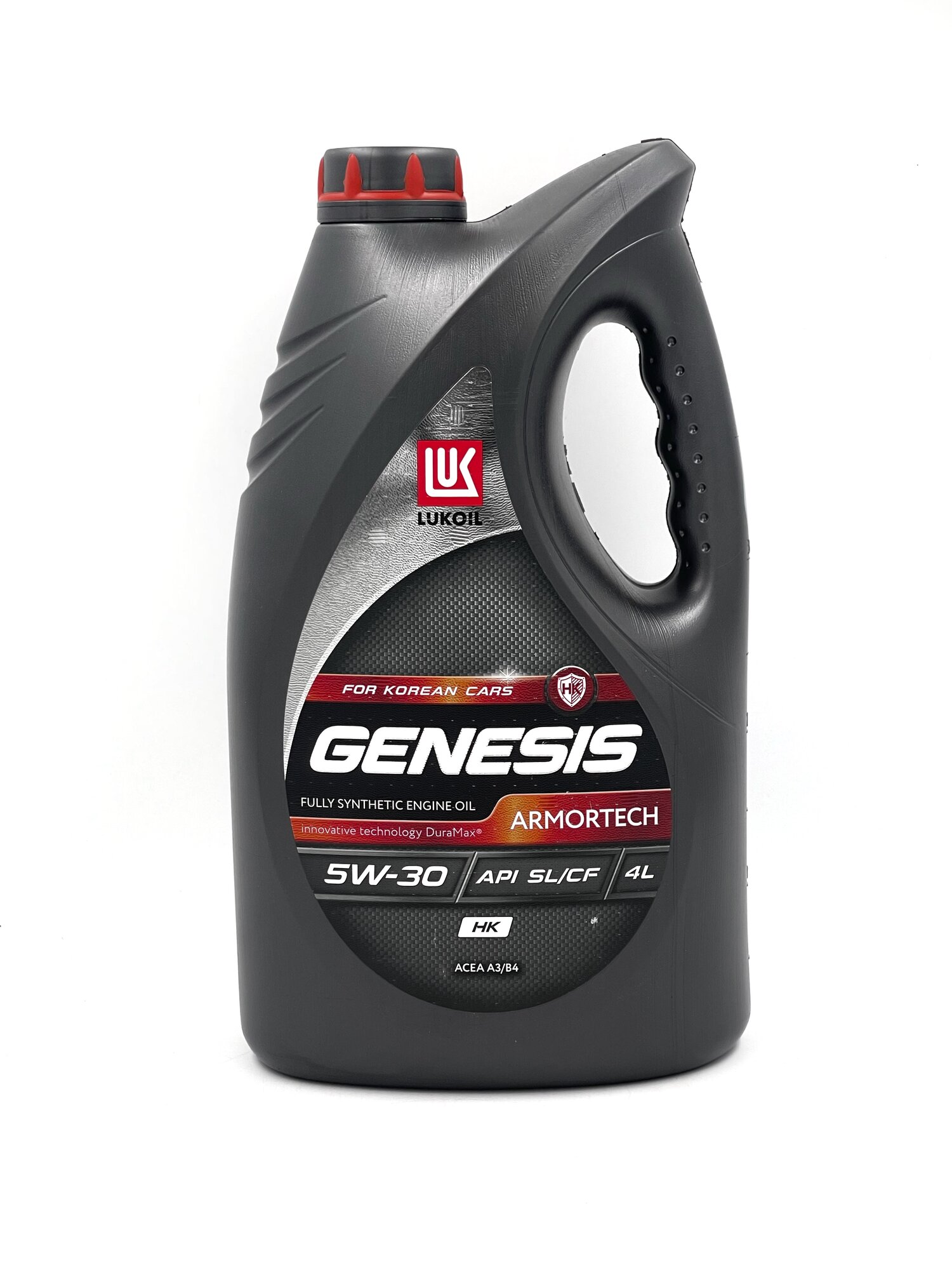 Масло моторное Lukoil Genesis Armortech 5w-30 SL/CF HK, синтетическое 4 литра FOR KOREAN CARS, для корейских автомобилей