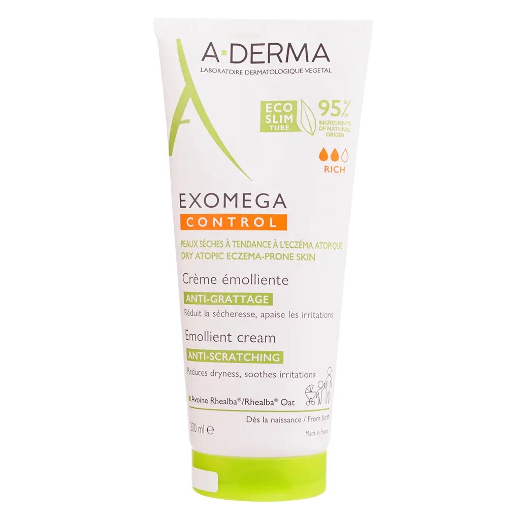 A-Derma Exomega Control Крем смягчающий для лица и тела 200 мл 1 шт