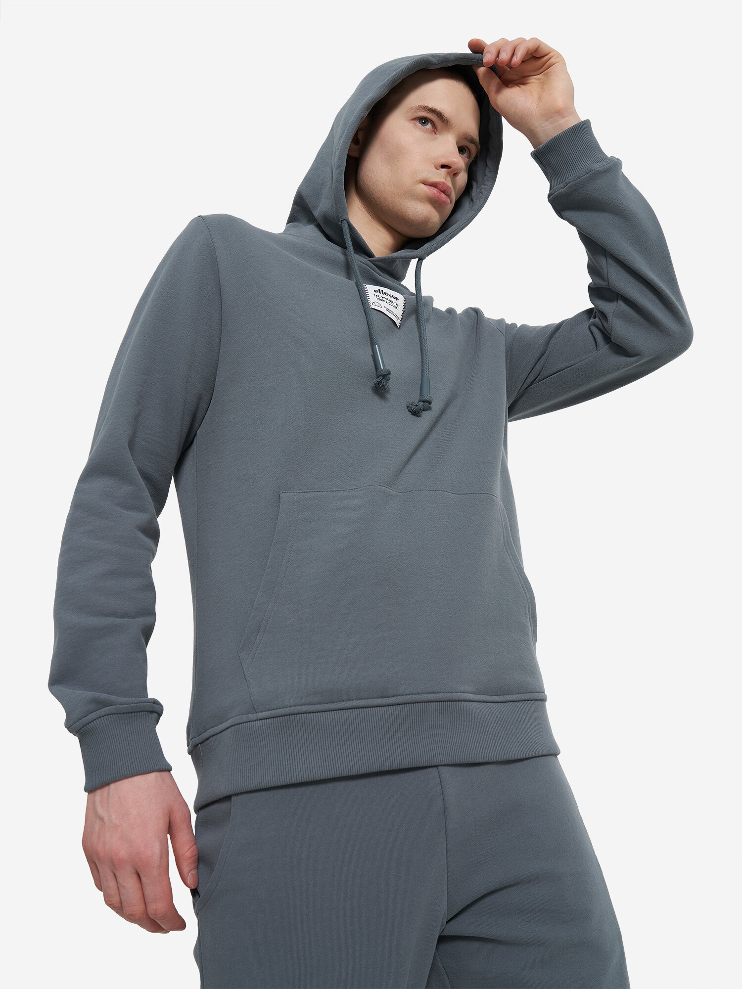 Худи ellesse, размер M, , серый