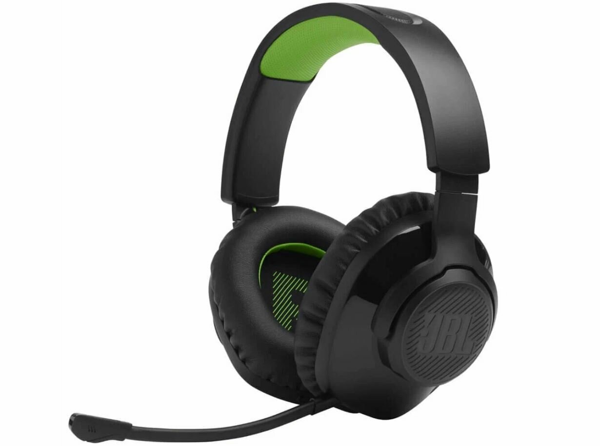 Беспроводные наушники JBL Quantum 360 , накладные, зеленые, с микрофоном