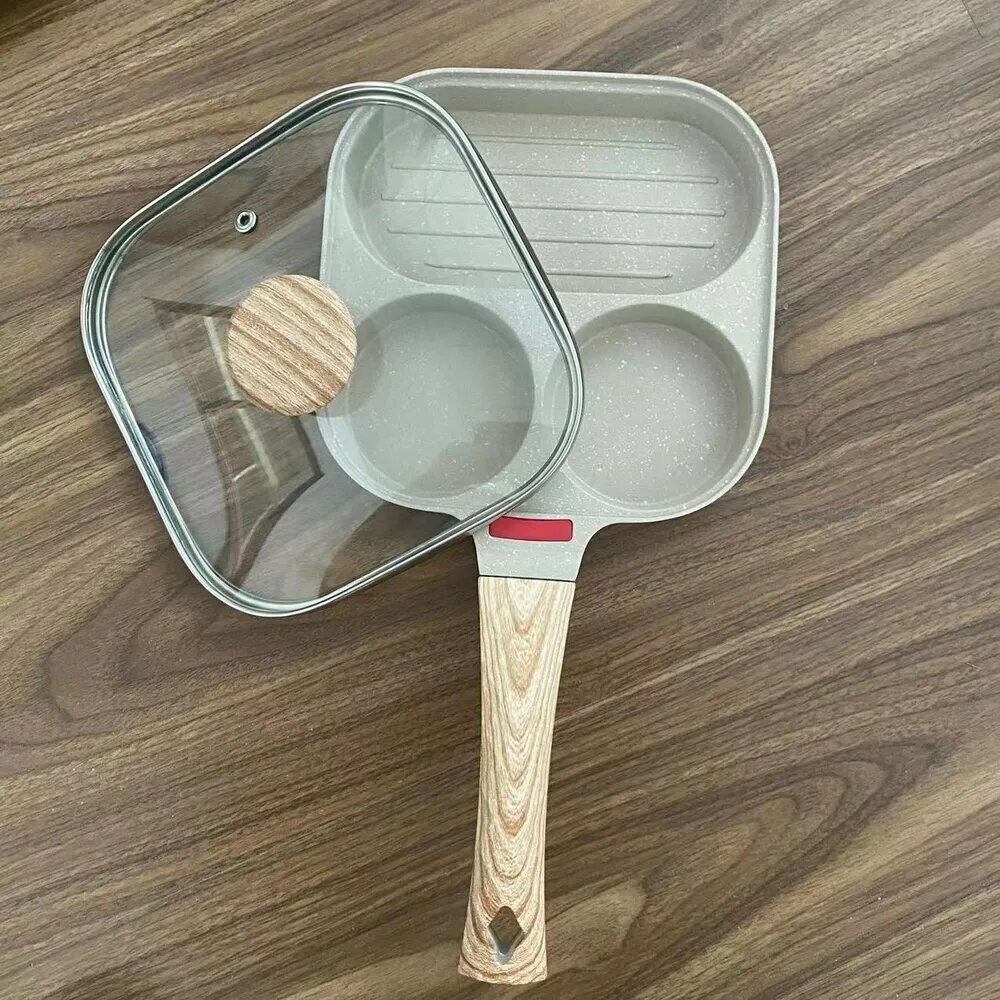 Xiaomi Сковорода , 19 см, с крышкой, с фиксированной ручкой