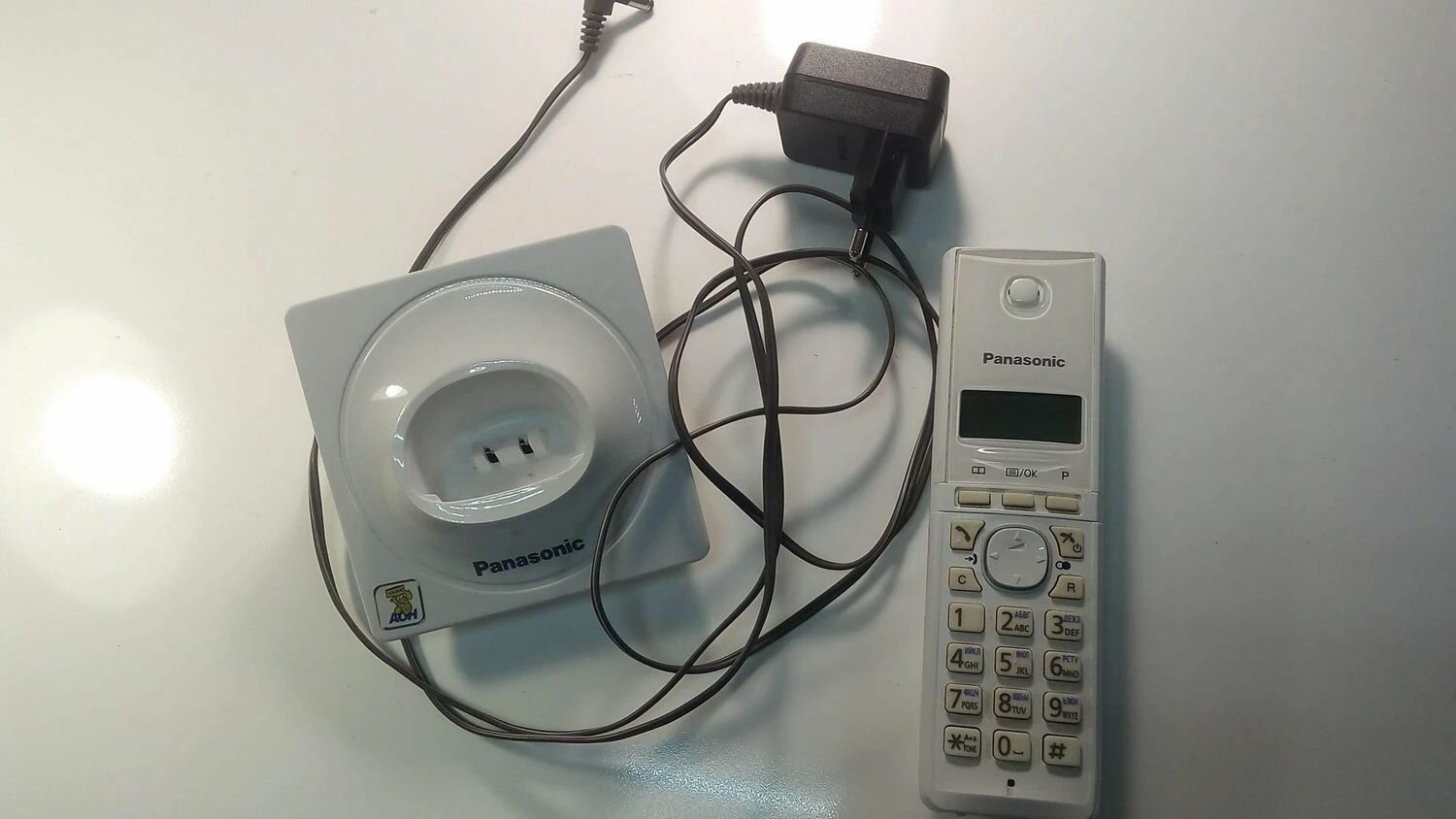 Радиотелефон Panasonic Kx-Tg1711Ru Белый База + трубка + адаптер питания арт. 9644