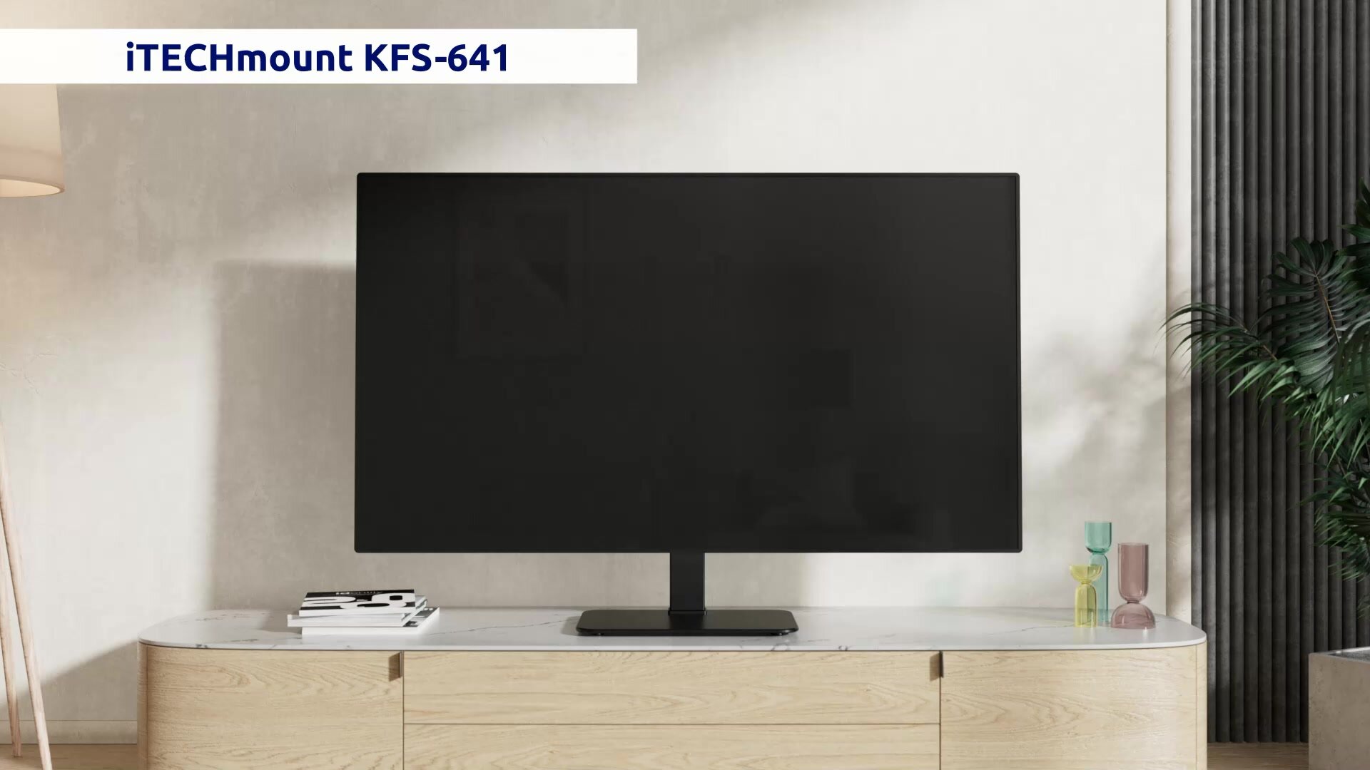 Настольная подставка для телевизора с поворотным кронштейном iTECHmount KFS-641 (37" - 70") — фото 1