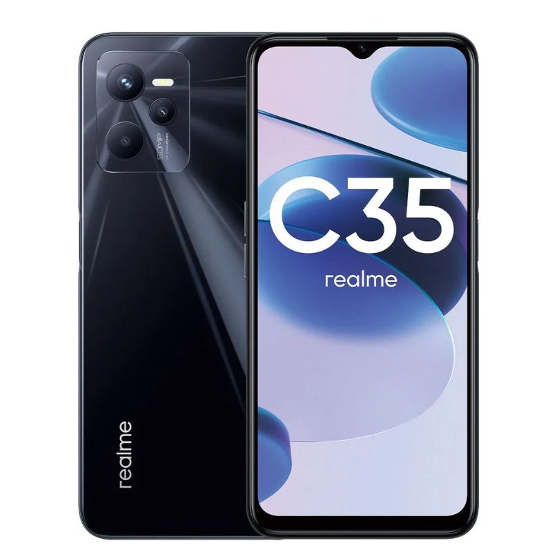 Смартфон Realme C35 (4/128Gb) черный / Glowing Black