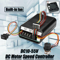 Инструмент DC 10-55V MAX 60A PWM контроллер скорости двигателя CW CCW реверсивный переключатель цифровой