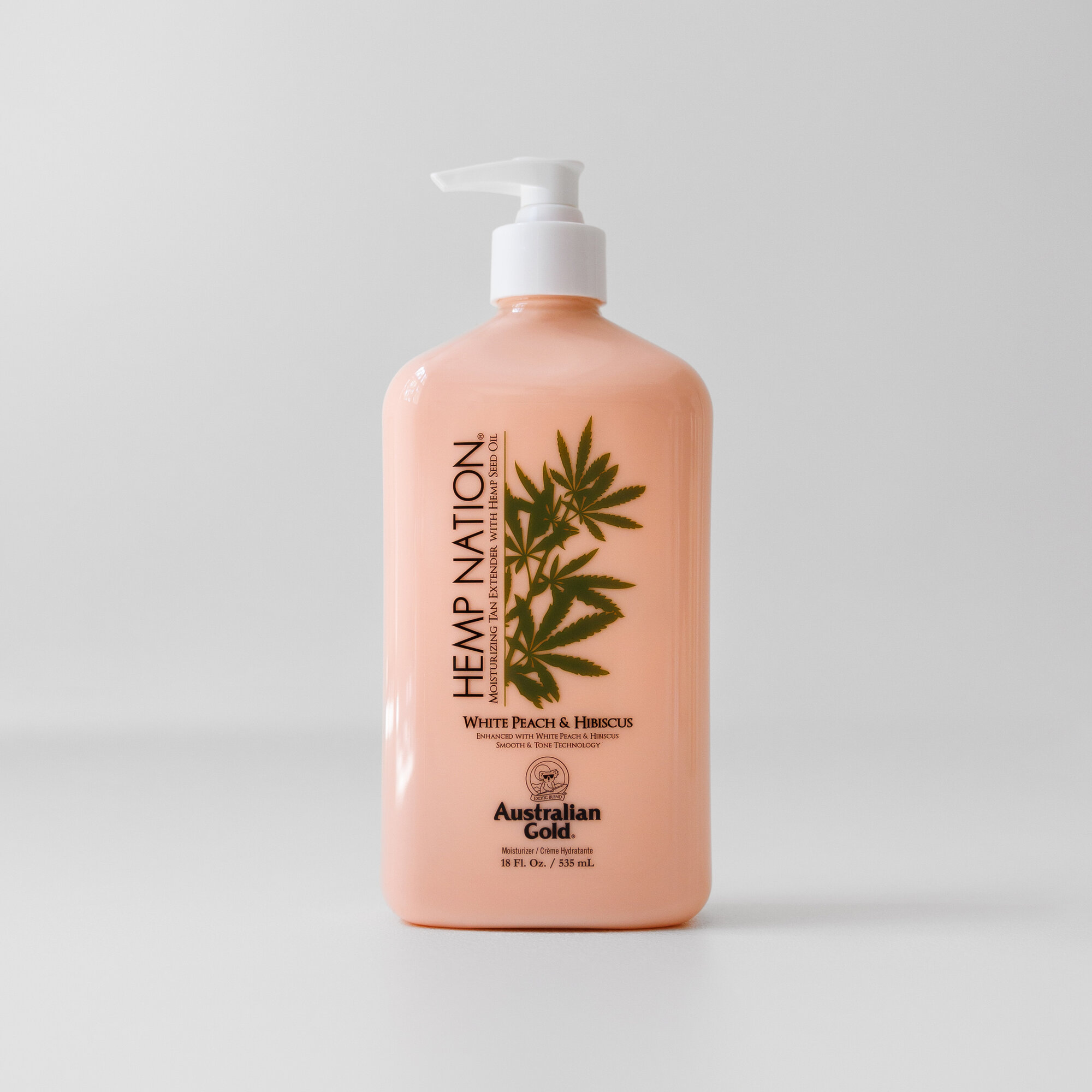 Hemp Nation White Peach & Hibiscus, увлажняющий крем для тела