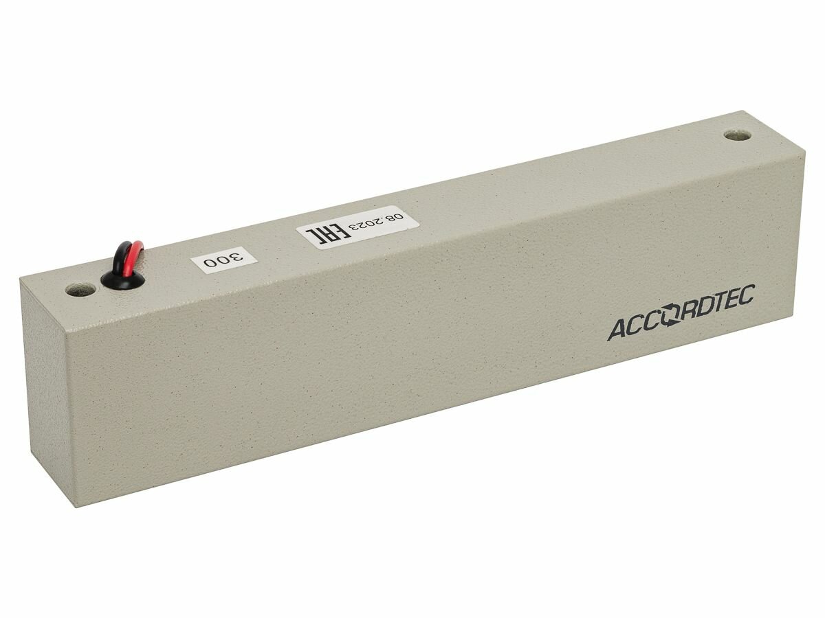 ML-295K Электромагнитный замок с уголком, 295 кг, (цвет серый)