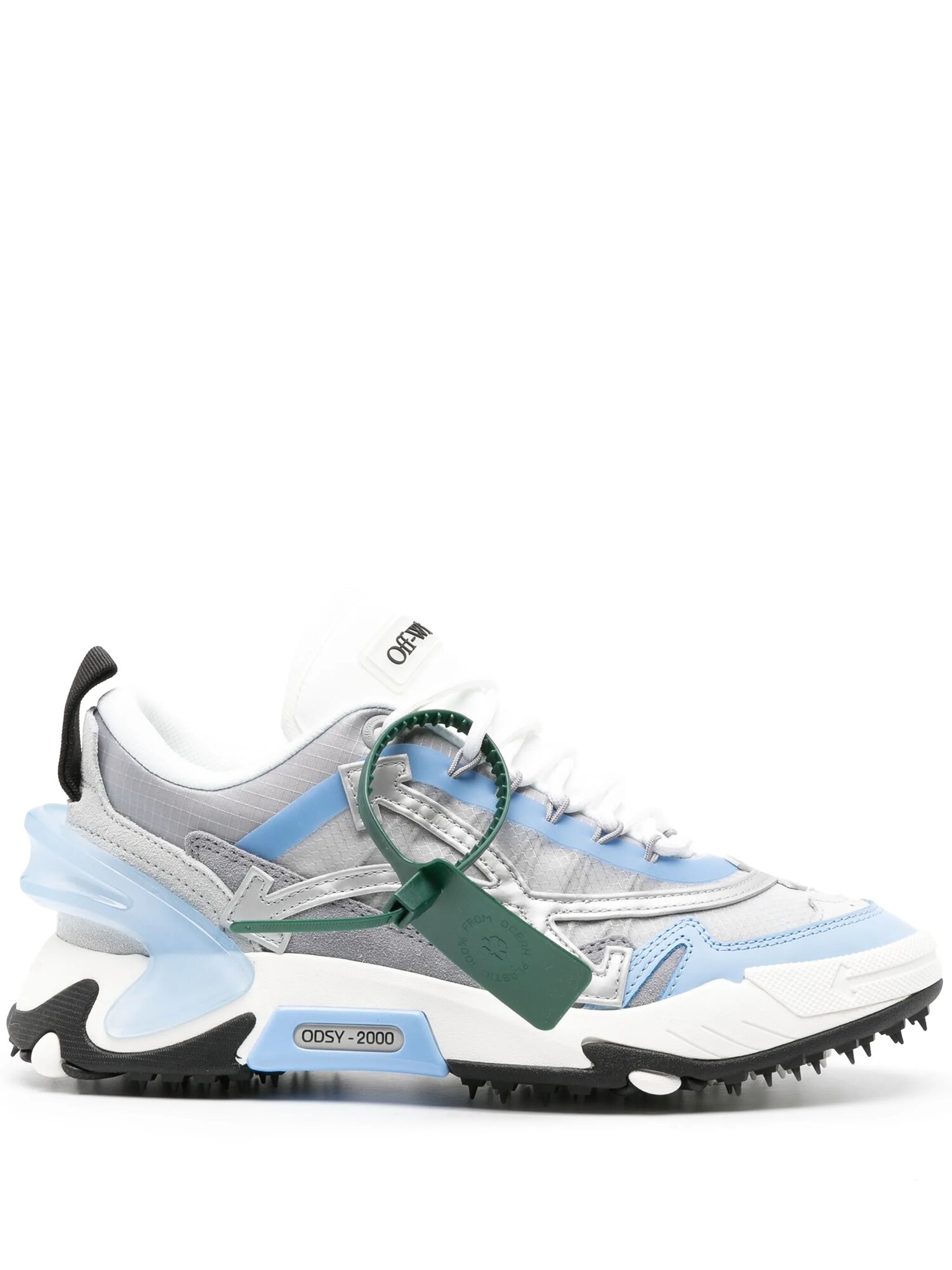 Кроссовки Off-White, размер 35, серый