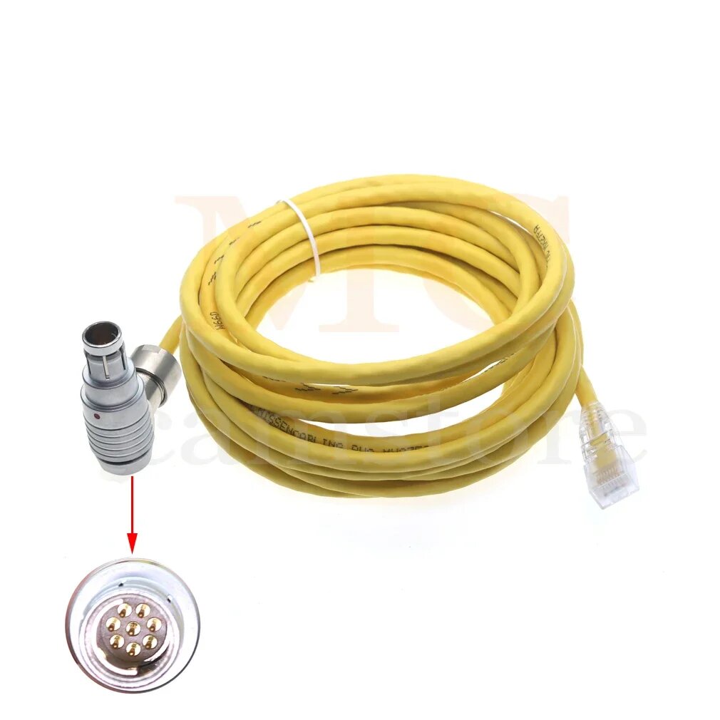 Phantom VEO 4k высокоскоростная камера FI 8 pin к RJ45 кабелю Ethernet, кабелю передачи данных, Angle 8pin, 25 meters