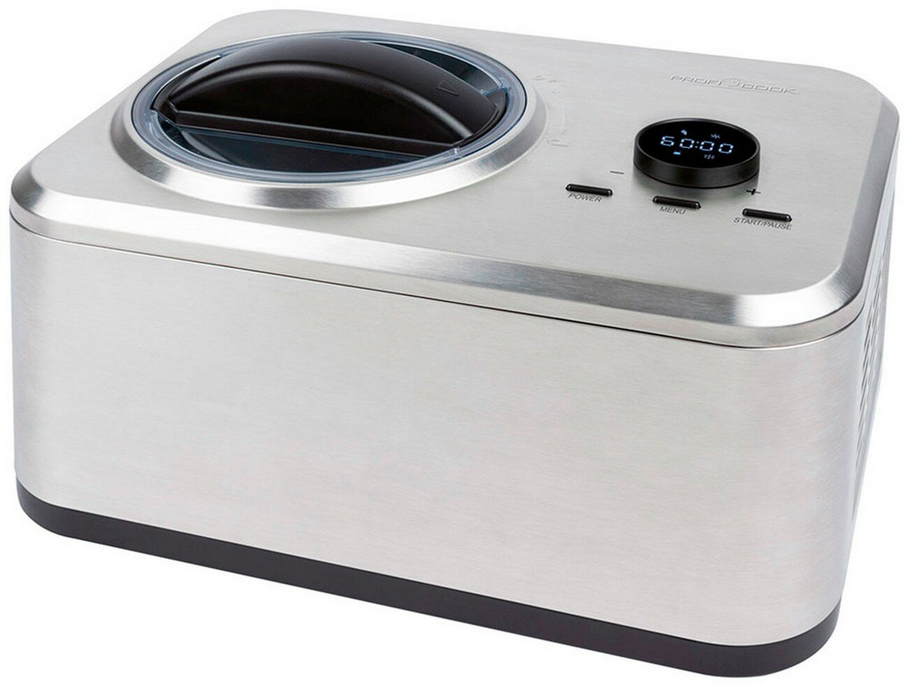 Мороженица Profi Cook PC-ICM 1268 inox, таймер, объем 1,5 л, нержавеющая сталь
