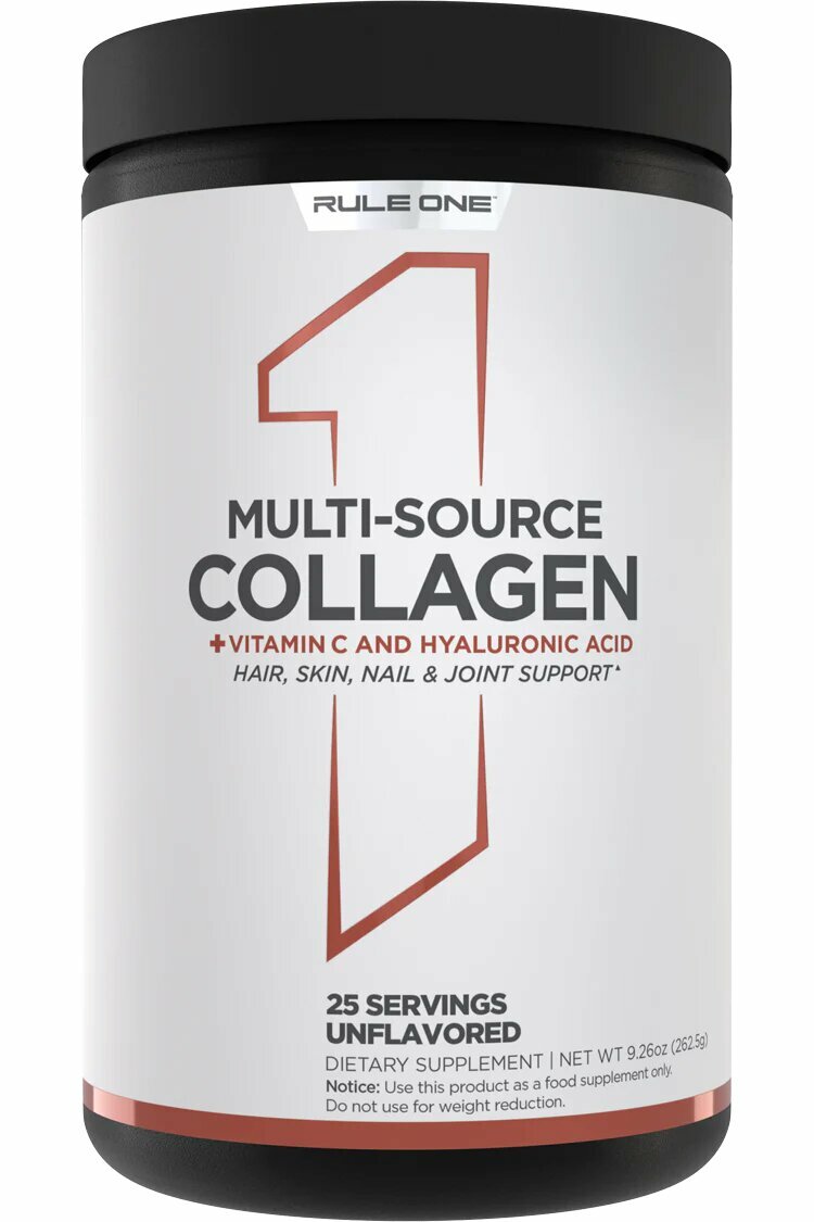 Rule One (R1) MULTI-SOURCE COLLAGEN Type I, II, III, V & X Collagens, Мульти коллаген, 25 порций