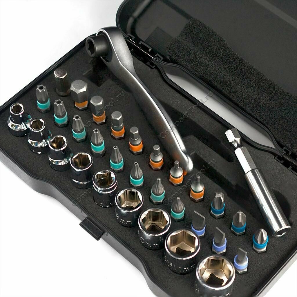 Набор инструментов Xiaomi DUKA RS2 Multipurpose Ratchet Screwdriver Set Black