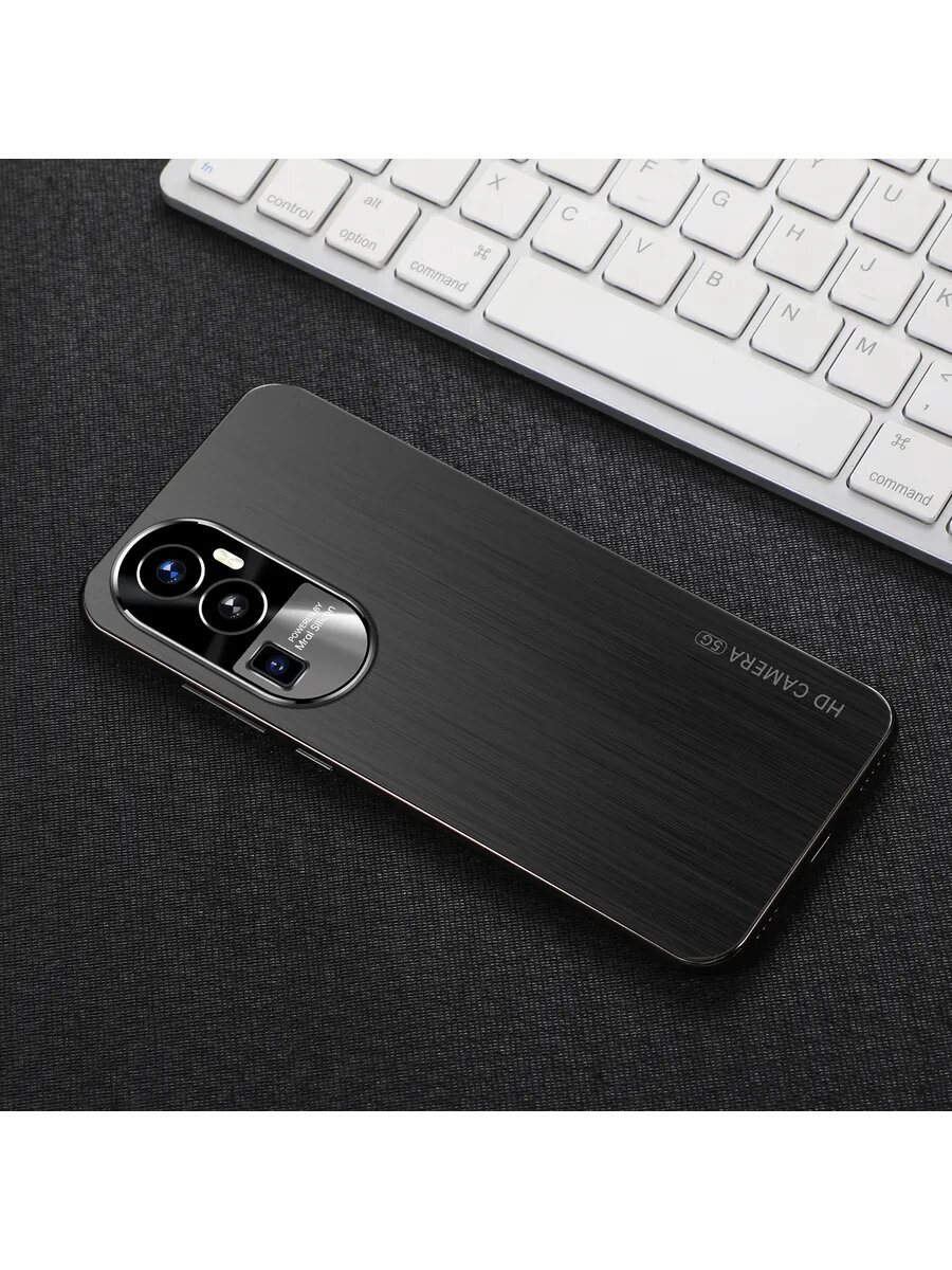 Геймерский Смартфон Reno10 Pro, -Android 13, 90Hz, 8 ядер, камера 50МП, 12ГБ/512ГБ ， 5G две SIM-Чёрный（+ наушники） — фото 1