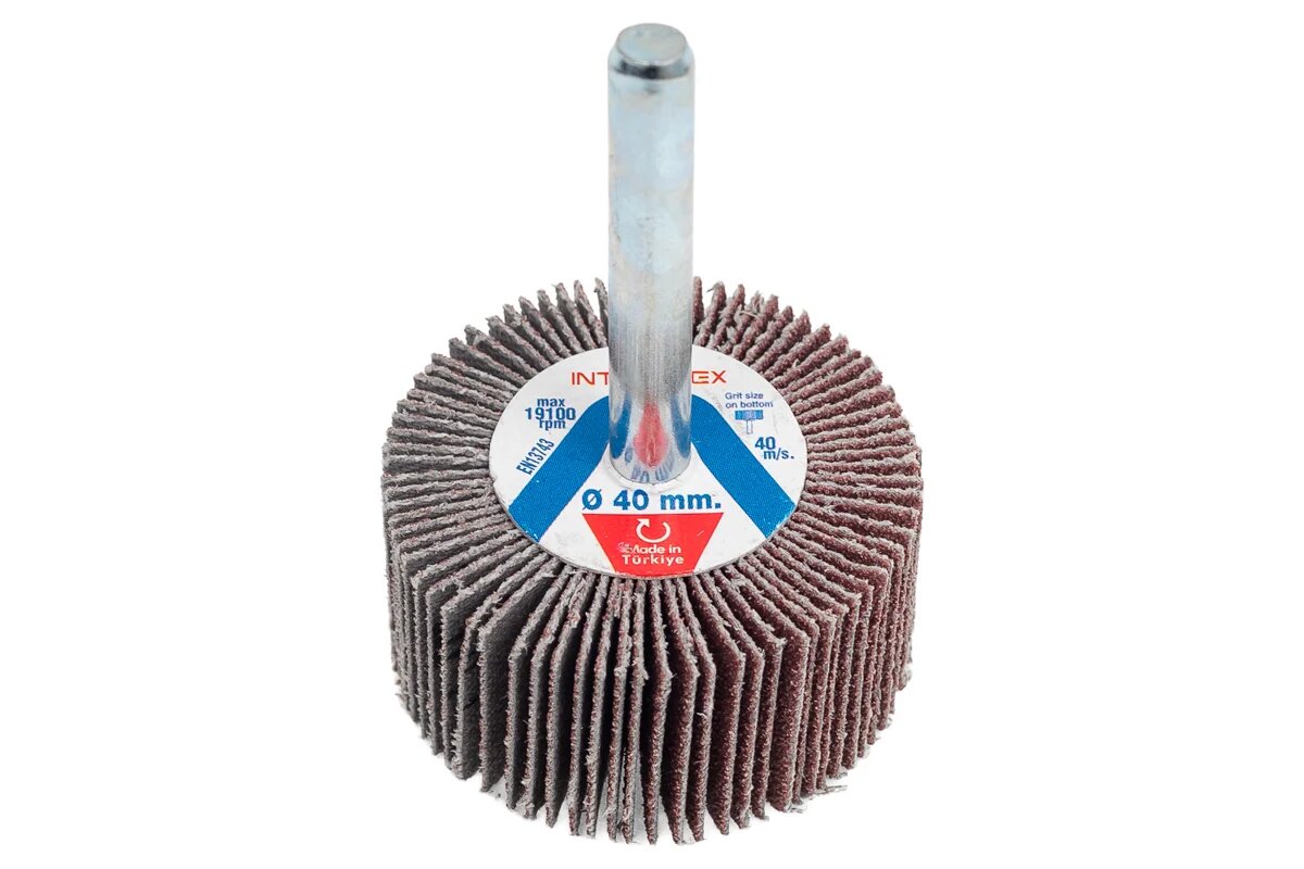 Шлифовальная лепестковая головка AC621X 40x20x6 мм Р80 Interflex 2044801306