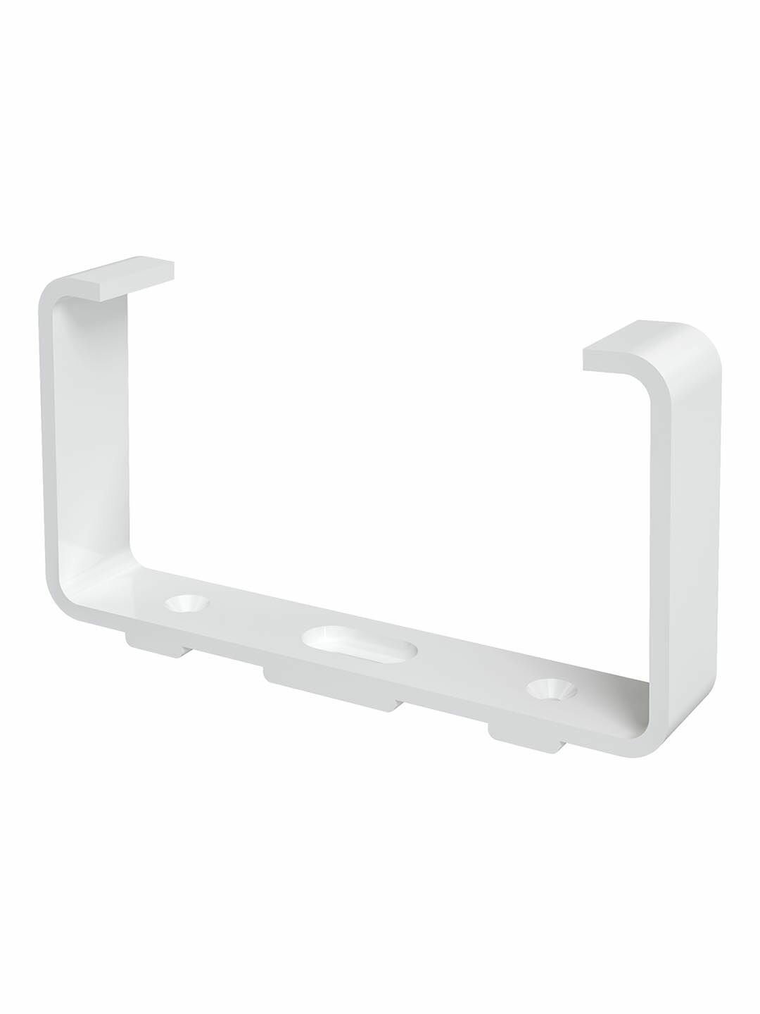 Держатель ДКП 55х110 пластик ERA для крепления воздуховодов белый