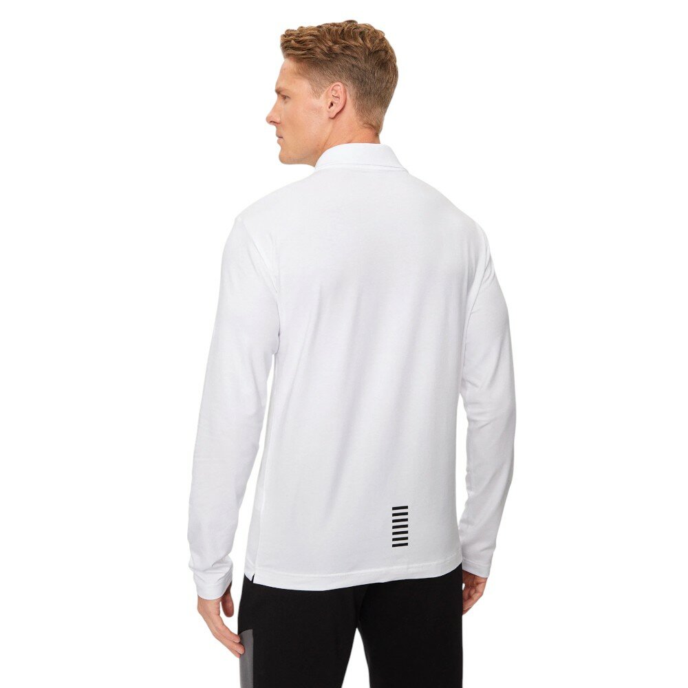 Поло EA7 EMPORIO ARMANI, размер 3XL, белый — фото 1