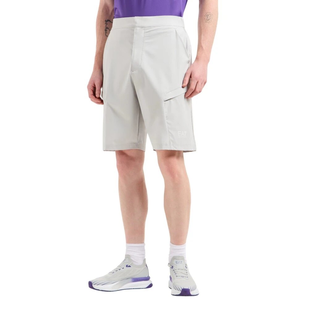Бермуды EA7 EMPORIO ARMANI, размер L, серый