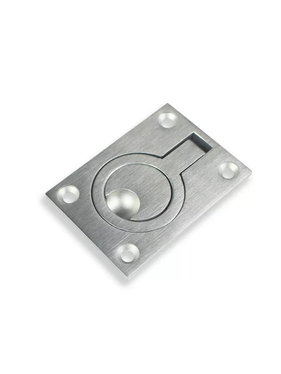 Ручка для люка и погреба крепление скрытое 6,2х4,4 см скрытая — фото 1