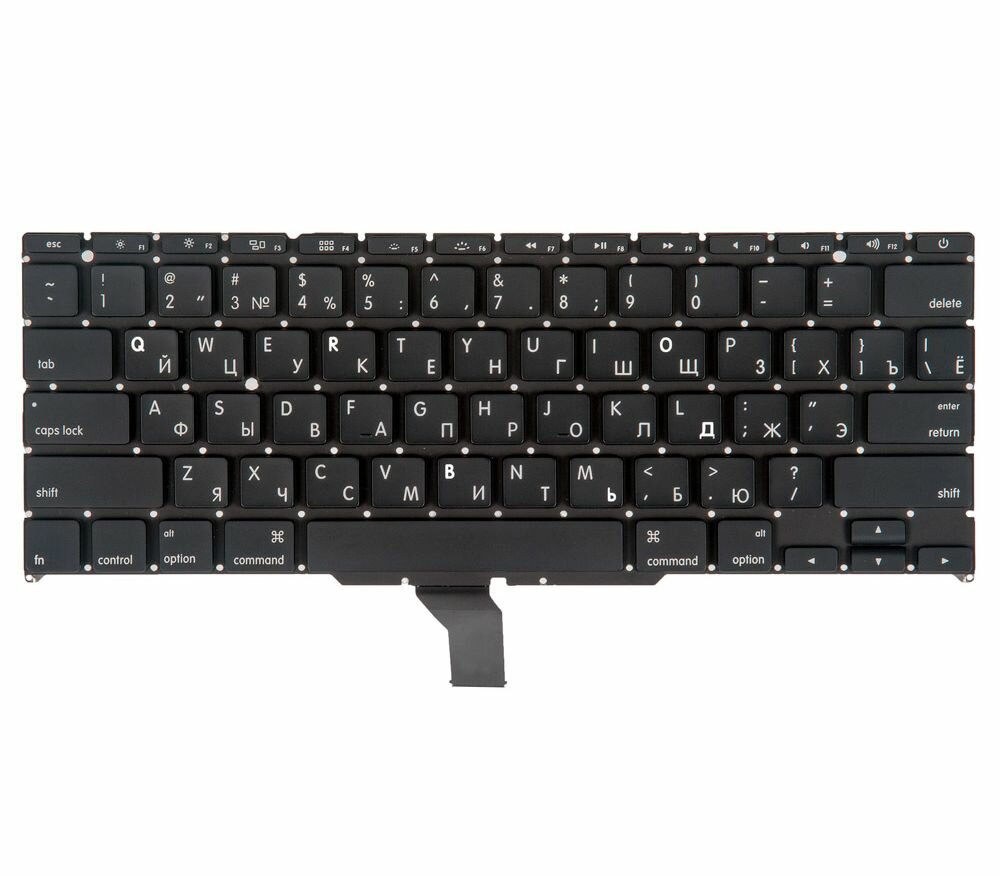 Клавиатура для MacBook Air 11 A1370 A1465 Mid 2011 - Mid 2017 прямой Enter RUS РСТ / OEM