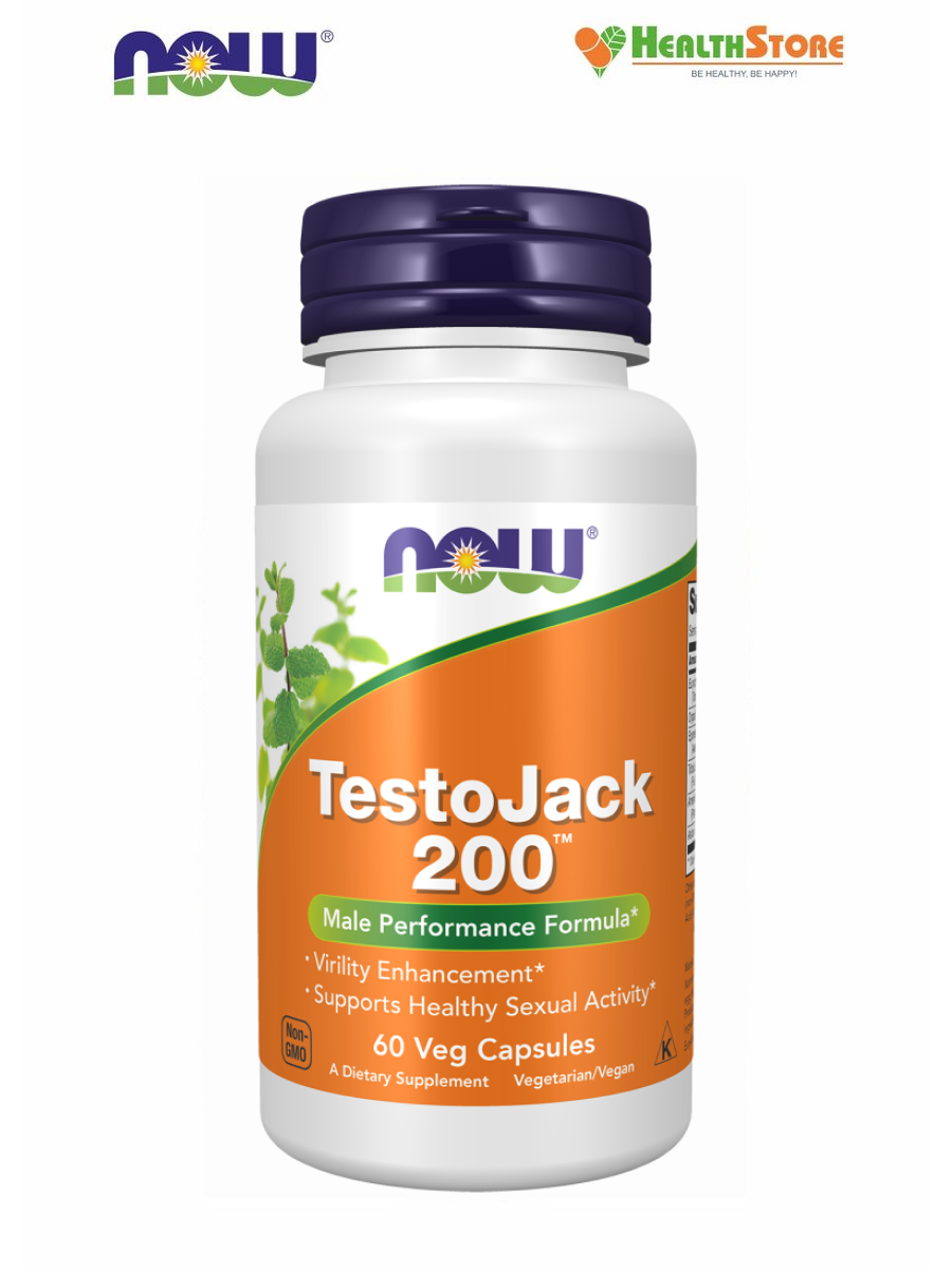 TestoJack 200 Тонгкат Али Малазийский Женьшень Комплекс 200 мг  60 капсул