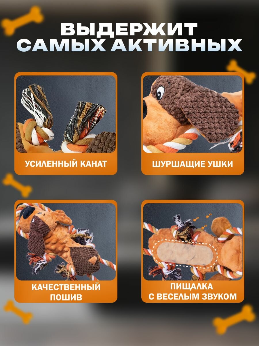 Изображение Игрушка для собак 3в1