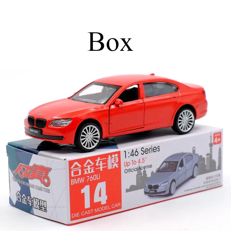 Новое поступление Caipo 1:43 760Li GT3 литая под давлением модель автомобиля из сплава игрушка с откатным механизмом/для детей подарки/коллекция развивающих игрушек Красный