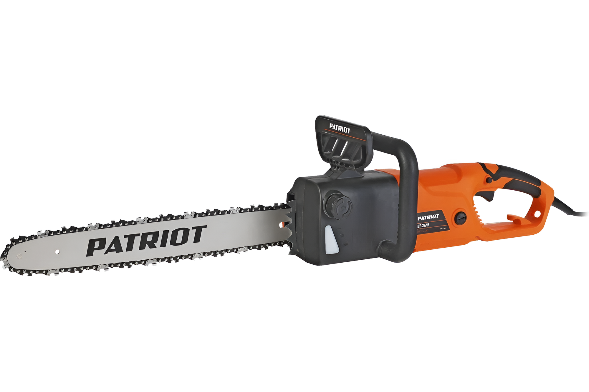 PATRIOT 220301526 ES 2618 2.5кВт18 шина продольный двигатель плавный пуск бесключевая натяжка цепи