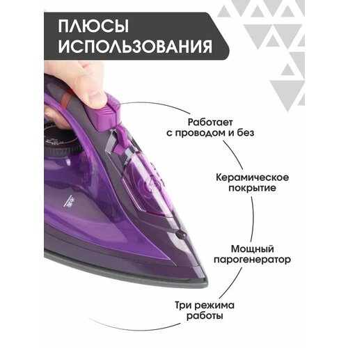 Утюг Xiaomi оргинал беспроводной с антипригарным покрытием 3890₽