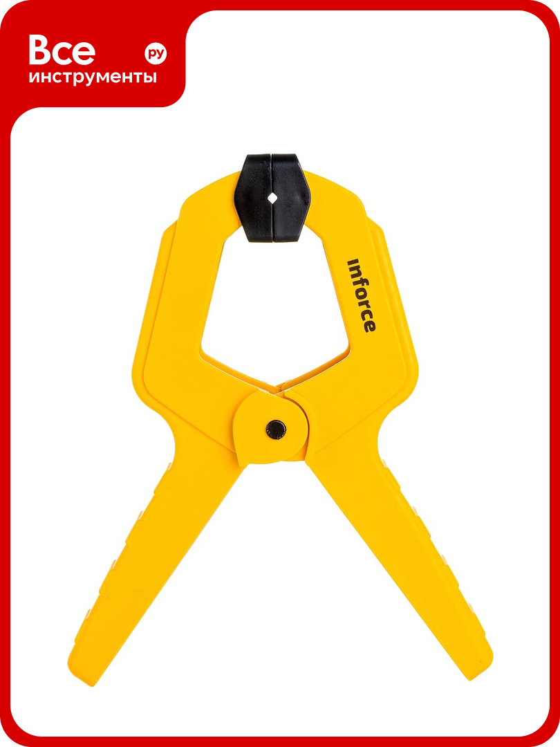 Пружинная струбцина Inforce 75 мм 06-03-42