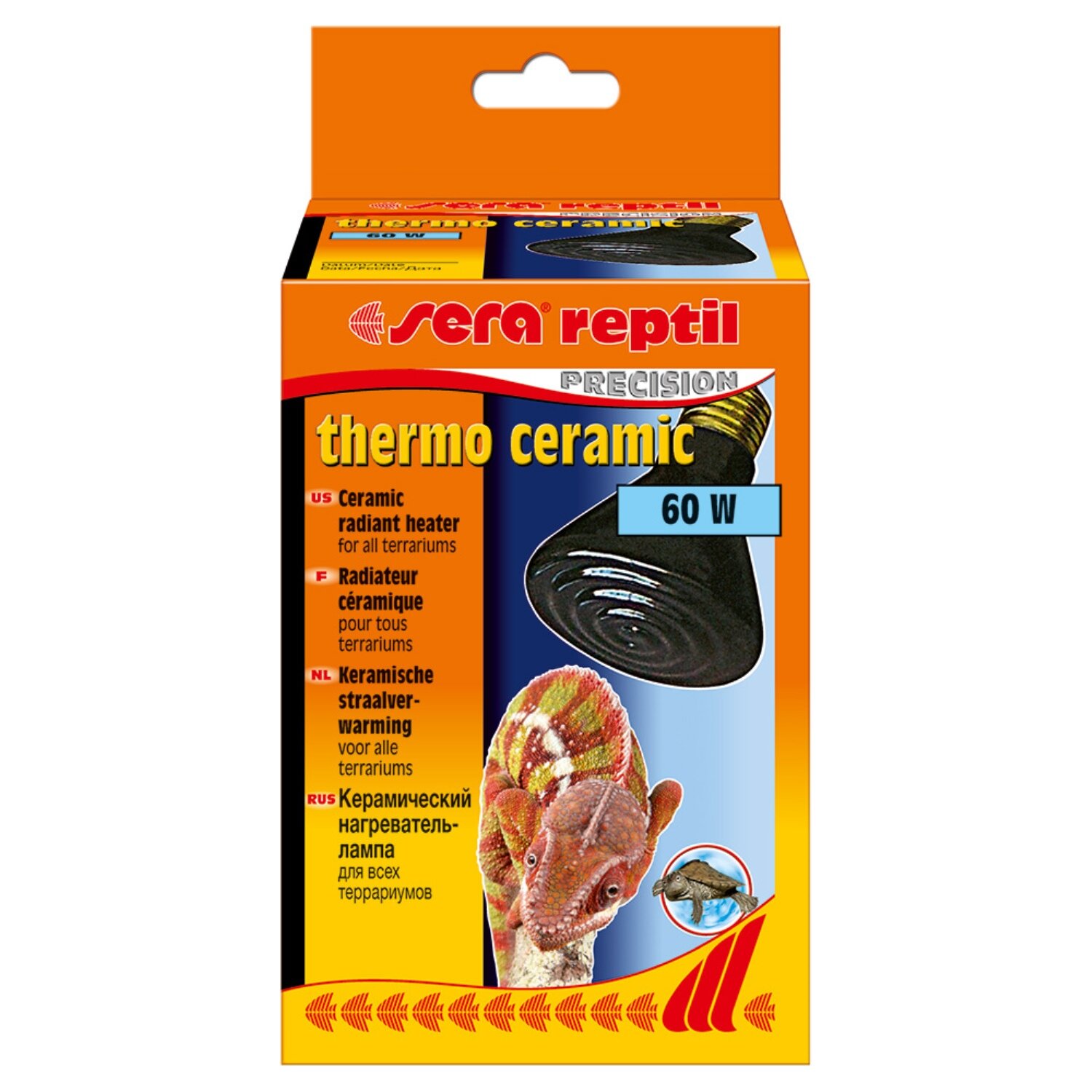 Керамический теплоизлучатель Sera Reptil Thermo Ceramic 60W для террариумов с патроном E27