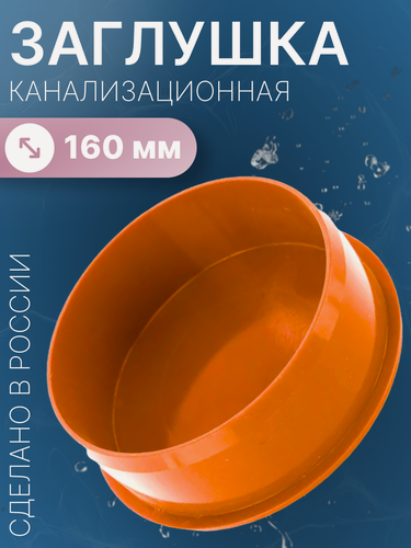 Изображение товара Заглушка канализационная наружная 160мм 17493