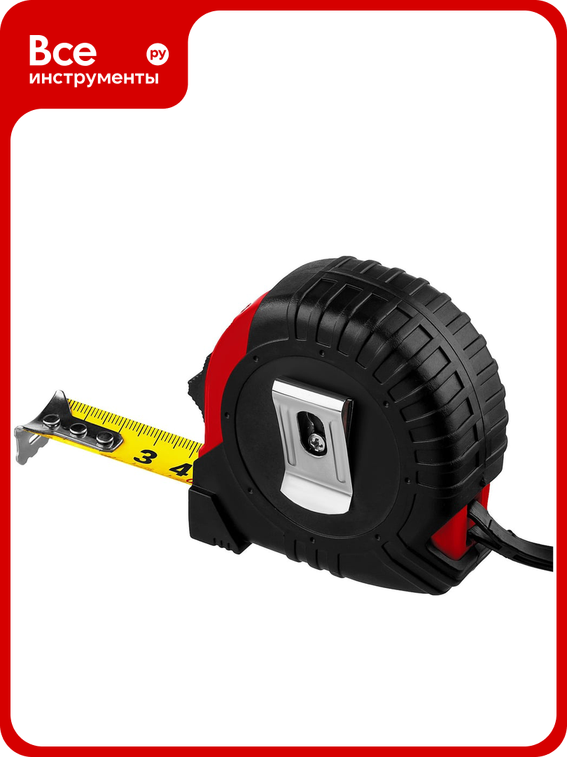 Рулетка MIRAX Rubber 3м/18мм в обрезиненном корпусе 34011-03-18_z02