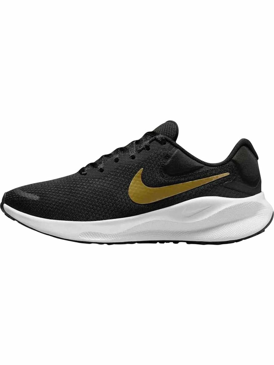 Кроссовки NIKE W Revolution 7, полнота F, размер 6.5 US, черный
